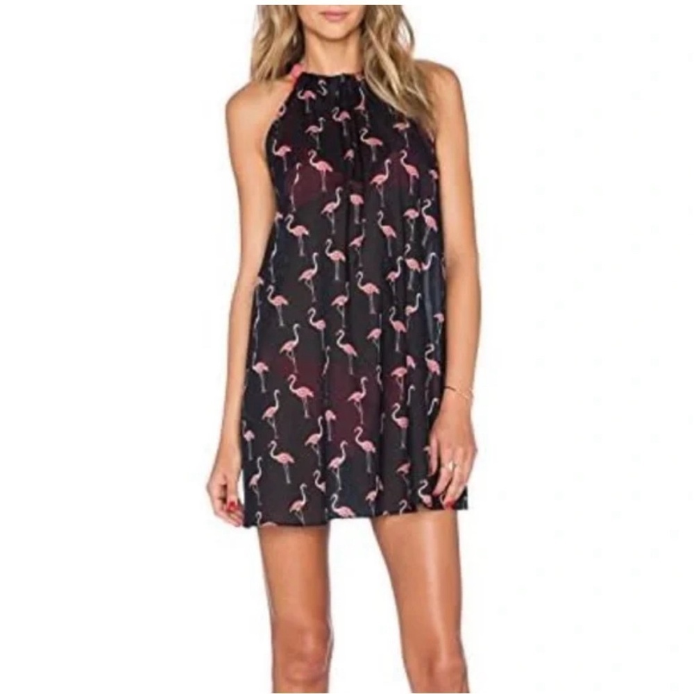 Kate Spade Playa Flamingo Swimsuit Cover Up XS/S